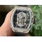 RM052-Polished-SS-Full-Paved-Diamonds-Skull-Dial-on-Black-Rubber-Strap-MIYOTA8215 Replica