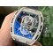 RM052-Polished-SS-Full-Paved-Diamonds-Skull-Dial-on-Black-Rubber-Strap-MIYOTA8215 Replica