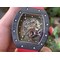 RM055-NTPT-KVF-Best-Edition-Skeleton-Dial-Gold-on-White-Rubber-Strap-MIYOTA8215-V3 Replica