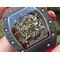 RM055-NTPT-KVF-Best-Edition-Skeleton-Dial-Gold-on-White-Rubber-Strap-MIYOTA8215-V3 Replica