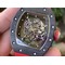 RM055-NTPT-KVF-Best-Edition-Skeleton-Dial-Gold-on-White-Rubber-Strap-MIYOTA8215-V3 Replica