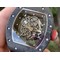 RM055-NTPT-KVF-Best-Edition-Skeleton-Dial-Gold-on-White-Rubber-Strap-MIYOTA8215-V3 Replica