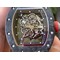 RM055-NTPT-KVF-Best-Edition-Skeleton-Dial-Gold-on-White-Rubber-Strap-MIYOTA8215-V3 Replica