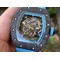 RM055-NTPT-KVF-Best-Edition-Skeleton-Dial-Gold-on-White-Rubber-Strap-MIYOTA8215-V3 Replica