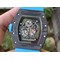 RM055-NTPT-KVF-Best-Edition-Skeleton-Dial-Gold-on-White-Rubber-Strap-MIYOTA8215-V3 Replica