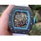 RM055-NTPT-KVF-Best-Edition-Skeleton-Dial-Gold-on-White-Rubber-Strap-MIYOTA8215-V3 Replica