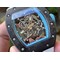 RM055-NTPT-KVF-Best-Edition-Skeleton-Dial-Gold-on-White-Rubber-Strap-MIYOTA8215-V3 Replica