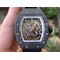 RM055-NTPT-KVF-Best-Edition-Skeleton-Dial-Gold-on-White-Rubber-Strap-MIYOTA8215-V3-Copy- Replica