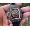 RM055-NTPT-KVF-Best-Edition-Skeleton-Dial-Gold-on-Black-Rubber-Strap-MIYOTA8215-V3 Replica