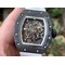 RM055-NTPT-KVF-Best-Edition-Skeleton-Dial-Black-Crown-on-White-Rubber-Strap-MIYOTA8215-V3 Replica