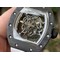 RM055-NTPT-KVF-Best-Edition-Skeleton-Dial-Black-Crown-on-White-Rubber-Strap-MIYOTA8215-V3 Replica