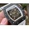 RM055-NTPT-KVF-Best-Edition-Skeleton-Dial-Black-Crown-on-White-Rubber-Strap-MIYOTA8215-V3 Replica
