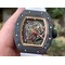 RM055-NTPT-KVF-Best-Edition-Skeleton-Dial-Gold-on-White-Rubber-Strap-MIYOTA8215-V3 Replica