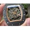 RM055-NTPT-KVF-Best-Edition-Skeleton-Dial-Gold-on-White-Rubber-Strap-MIYOTA8215-V3 Replica
