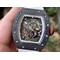 RM055-NTPT-KVF-Best-Edition-Skeleton-Dial-Red-Crown-on-White-Rubber-Strap-MIYOTA8215-V3 Replica