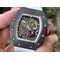 RM055-NTPT-KVF-Best-Edition-Skeleton-Dial-Red-Crown-on-White-Rubber-Strap-MIYOTA8215-V3 Replica