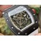 RM055-NTPT-KVF-Best-Edition-Skeleton-Dial-Red-Crown-on-White-Rubber-Strap-MIYOTA8215-V3 Replica