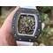 RM055-NTPT-KVF-Best-Edition-Skeleton-Dial-White-Crown-on-White-Rubber-Strap-MIYOTA8215-V3 Replica