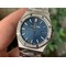 Lady-Royal-Oak-33mm-YG-JF-1-1-Best-Edition-Blue-Dial-Diamonds-Bezel-on-SS-Bracelet-Swiss-Quartz Replica