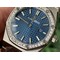 Lady-Royal-Oak-33mm-YG-JF-1-1-Best-Edition-Blue-Dial-Diamonds-Bezel-on-SS-Bracelet-Swiss-Quartz Replica