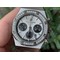 Lady-Royal-Oak-33mm-YG-JF-1-1-Best-Edition-Chrono-Diamonds-Bezel-on-SS-Bracelet-Swiss-Quartz Replica