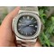 Nautilus-Jumbo-5711-PF-1-1-Best-Edition-Blue-Textured-Dial-Diamonds-Bezel-on-SS-Bracelet-A324-Clone Replica