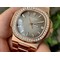 Nautilus-Jumbo-5711R-RG-PF-1-1-Best-Edition-Brown-Textured-Dial-Diamonds-Bezel-on-RG-Bracelet-A324-Clone Replica