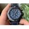 Avenger-II-Seawolf-Chronograph-PVD-Titanium-OXF-Best-Edition-Blue-Dial-on-Blue-Nylon-Strap-7750 Replica