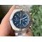 Avenger-II-Seawolf-Chronograph-PVD-Titanium-OXF-Best-Edition-Blue-Dial-on-SS-Strap-7750 Replica