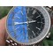Navitimer-1-SS-38mm-TF-1-1-Best-Edition-Black-Bezel-Black-Dial-on-SS-Bracelet-A2824 Replica