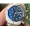 Avenger-II-Seawolf-Chronograph-PVD-Titanium-OXF-Best-Edition-Blue-Dial-on-SS-Strap-7750 Replica