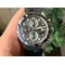Calibre-Heuer-01-Chrono-SS-XF-1-1-Best-Edition-Gray-Dial-on-Black-Rubber-Strap-A1887 Replica