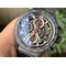Calibre-Heuer-01-Chrono-43mm-Ceramic-XF-1-1-Best-Edition-Skeleton-Dial-Red-Hand-on-Black-Rubber-Strap-A1887 Replica