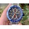 Calibre-Heuer-01-Chrono-43mm-Blue-Ceramic-SS-XF-1-1-Best-Edition-Skeleton-Dial-on-SS-Bracelet-A1887 Replica