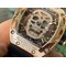 RM052-Polished-RG-Full-Paved-Diamonds-Skull-Dial-on-Black-Rubber-Strap-MIYOTA8215 Replica