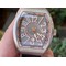 Vanguard-V45-Titanium-ZF-1-1-Best-Edition-Gray-Dial-on-Broiwn-Rubber-Strap-MIYOTA-9015 Replica