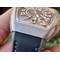 Vanguard-V45-Titanium-ZF-1-1-Best-Edition-Gray-Dial-on-Broiwn-Rubber-Strap-MIYOTA-9015 Replica