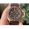 PAM968-V-Bronzo-VSF-1-1-Best-Edition-Brown-Ceramic-Bezel-and-Dial-on-Brown-Calfskin-Strap-P-9010-Clone Replica