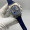 Audemars-Piguet-Royal-Oak-Offshore-Chrono-Blue-Dial-on-Blue-Srap Replica