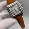 Cartier-De-Santos-Classic-Case-Silver-White-Dial Replica