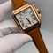 Cartier-De-Santos-Classic-Gold-Case-White-Dial Replica