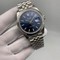 Roler-Data-Blue-Dial-on-Solid-Steel-Strap Replica