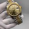 Rolex-Datejust-Gold-Dial-SG-Strap Replica
