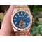 Royal-Oak-PVD-Tourbillon-R8F-v2-Best-Edition-Gold-Sunburst-Tapisserie-Dial-on-PVD-Bracelet Replica