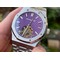 Royal-Oak-PVD-Tourbillon-R8F-v2-Best-Edition-SS-Sunburst-Tapisserie-Purple-Dial-on-PVD-Bracelet-Copy- Replica