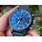 Pilot-Chrono-quot-Blue-Angels-quot-Black-Ceramic-ZF-Best-Edition-on-Blue-Leather-Strap-7750 Replica