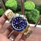 Rolex-Submariner-Blue-Dial-on-Full-Gold-Strap Replica