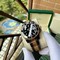 Rolex-Submariner-Black-Dial-on-GB-Strap Replica