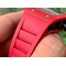 RM052-01-Tourbillon-PVD-Red-Bezel-JBF-Best-Edition-Skeleton-Dial-on-Red-Rubber-Strap Replica