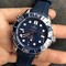 Seamaster-Diver-300M-SS-YW-VSF-1-1-Best-Edition-YG-Bezel-Blue-Dial-on-Blue-Rubber-Strap-A8800 Replica